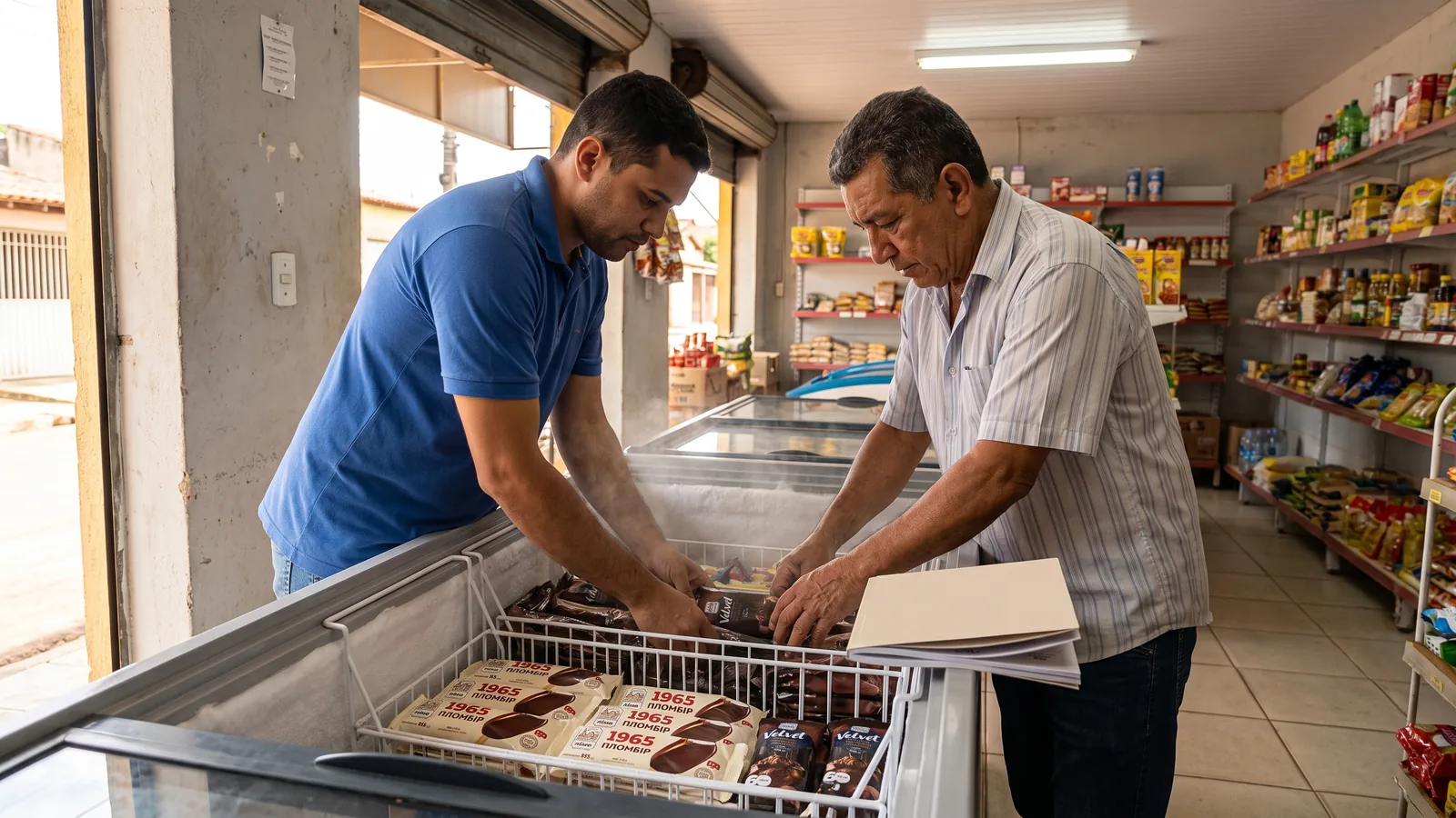 Soporte del proveedor en la organización del punto de venta.