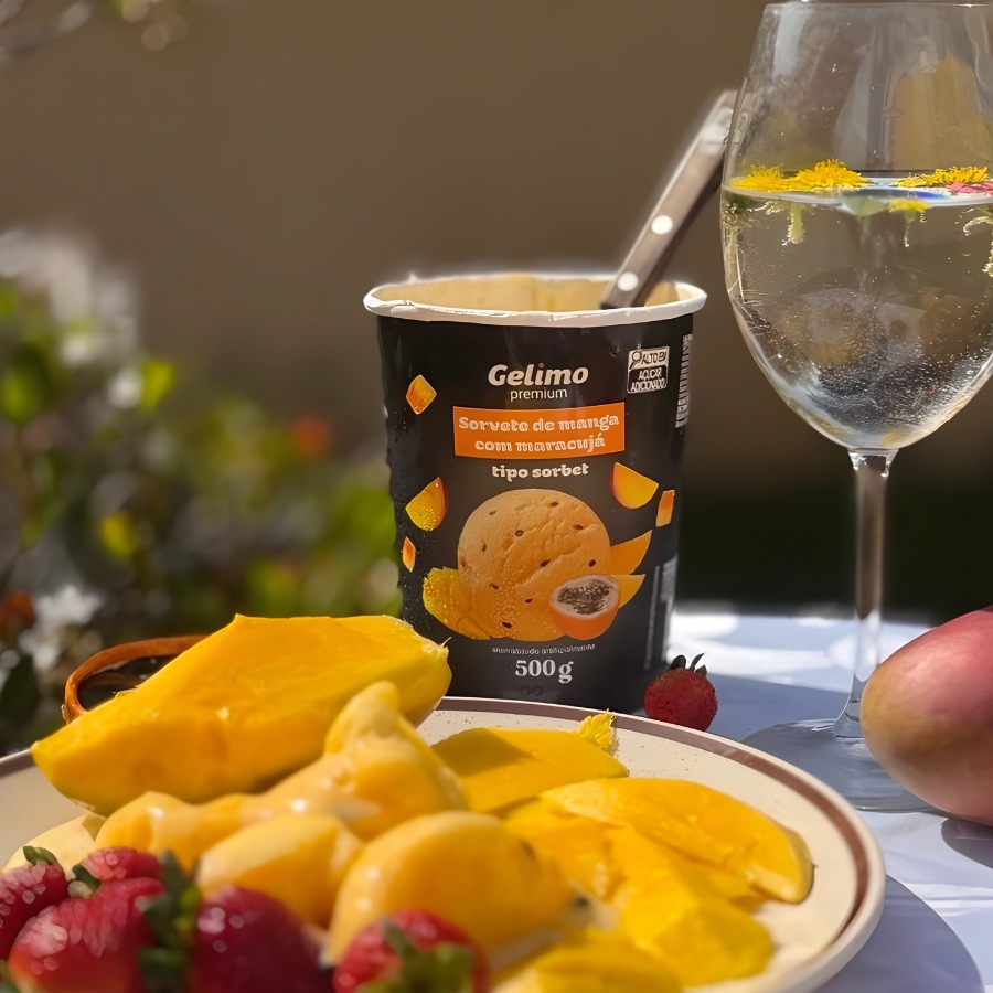 Sorvete premium Gelimo para revenda