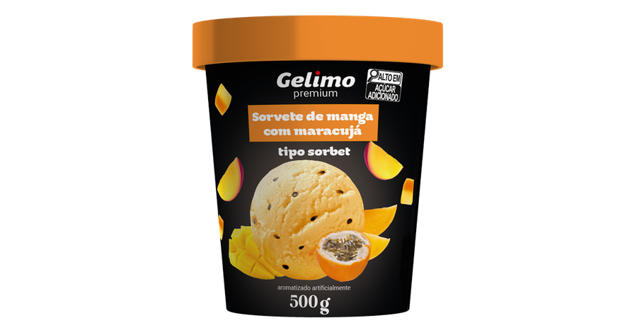 Gelimo Premium Sorbet Manga c/ Maracujá