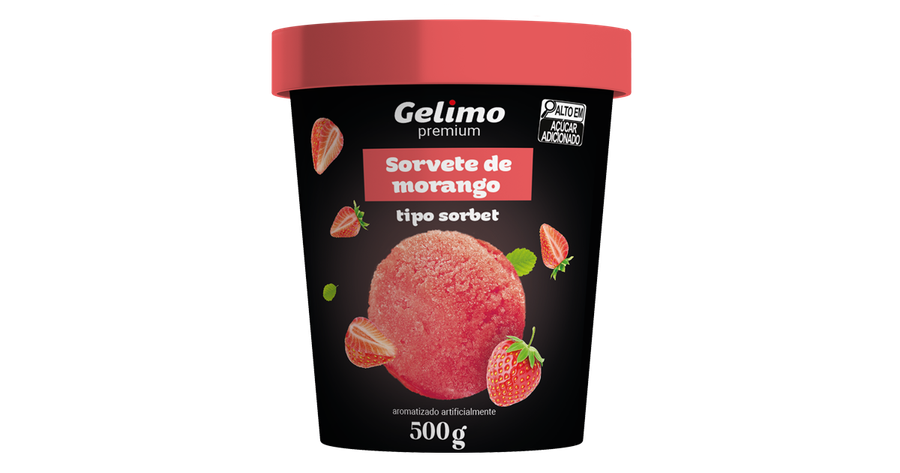 Gelimo Premium Sorbet Morango